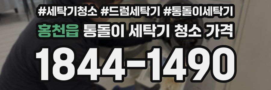 홍천읍 통돌이 세탁기 청소 가격