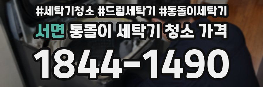 서면 통돌이 세탁기 청소 가격