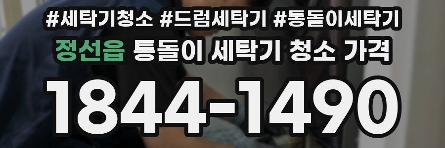 정선읍 통돌이 세탁기 청소 가격