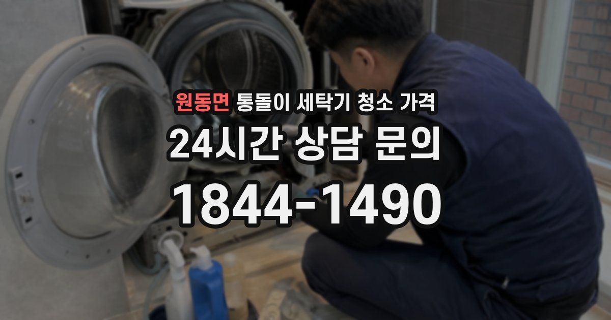 원동면 통돌이 세탁기 청소 가격