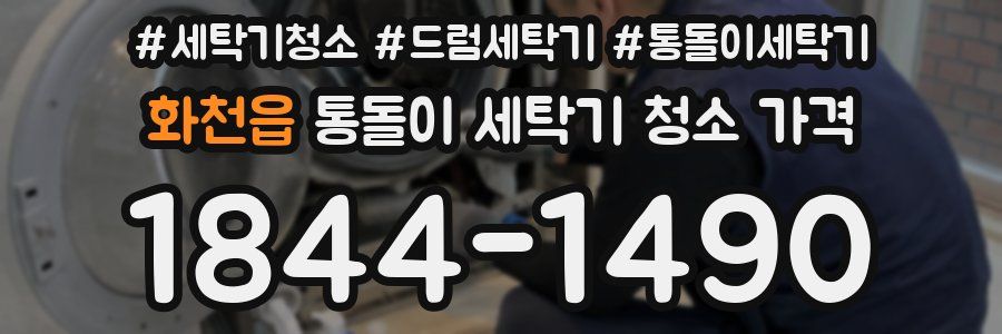 화천읍 통돌이 세탁기 청소 가격