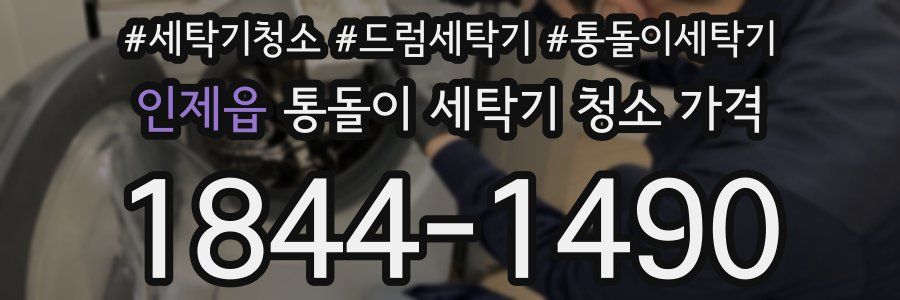 인제읍 통돌이 세탁기 청소 가격
