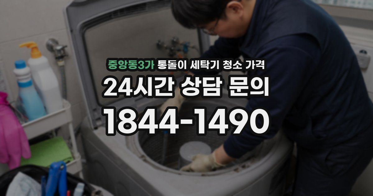 중앙동3가 통돌이 세탁기 청소 가격
