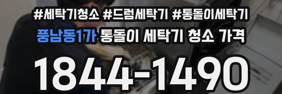 풍남동1가 통돌이 세탁기 청소 가격