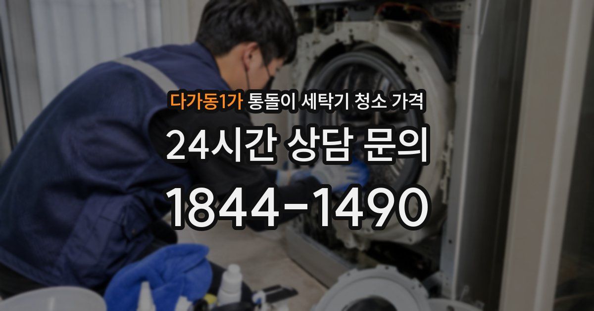 다가동1가 통돌이 세탁기 청소 가격