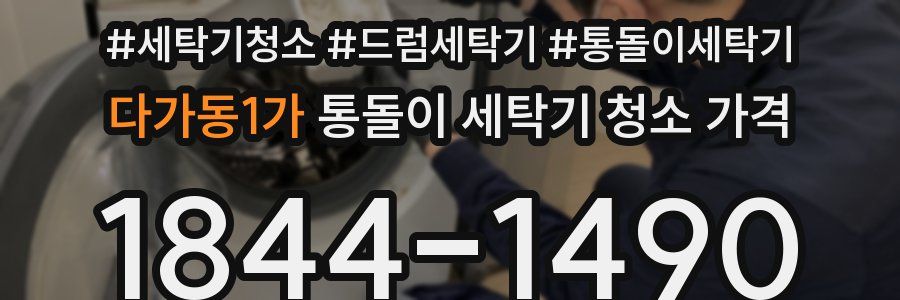 다가동1가 통돌이 세탁기 청소 가격