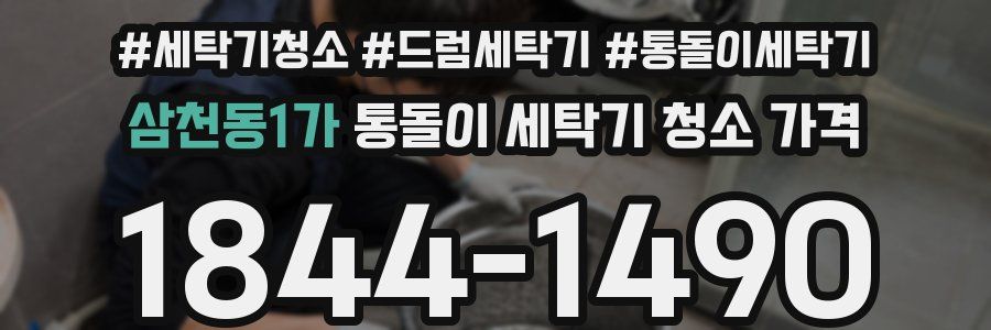 삼천동1가 통돌이 세탁기 청소 가격