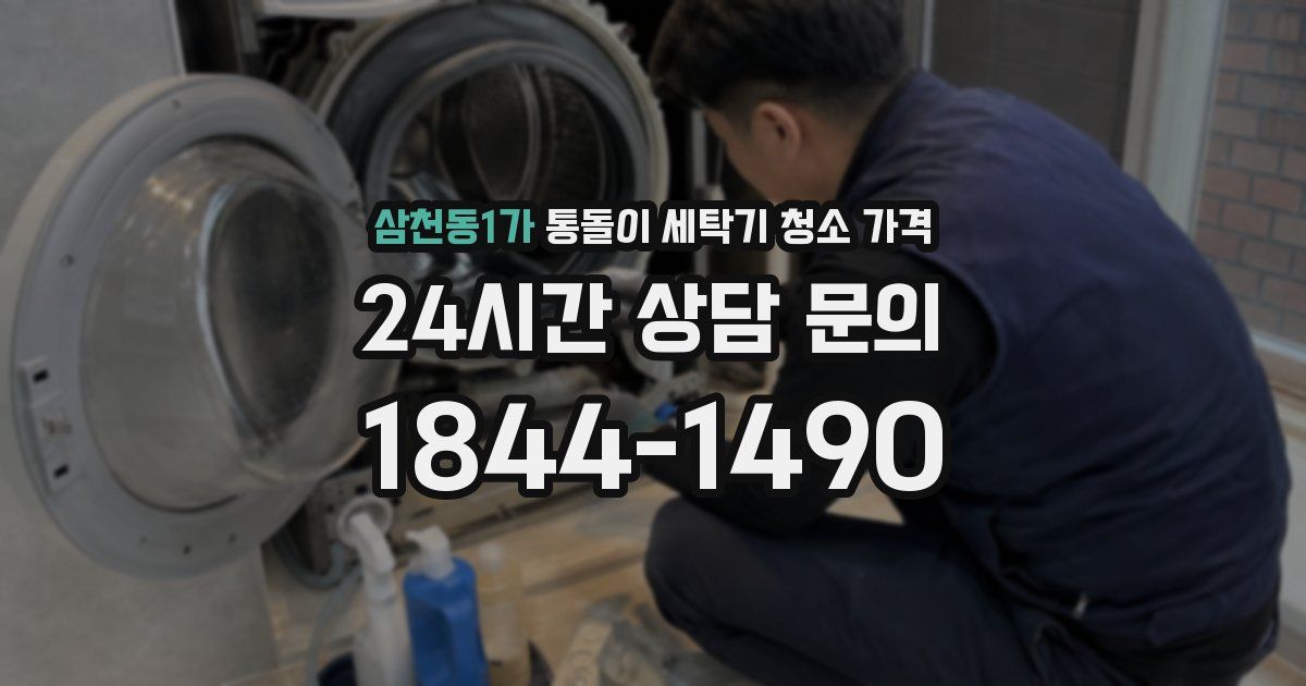 삼천동1가 통돌이 세탁기 청소 가격