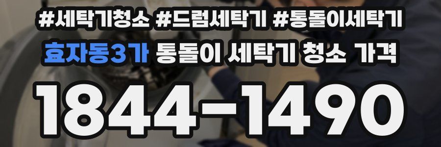 효자동3가 통돌이 세탁기 청소 가격