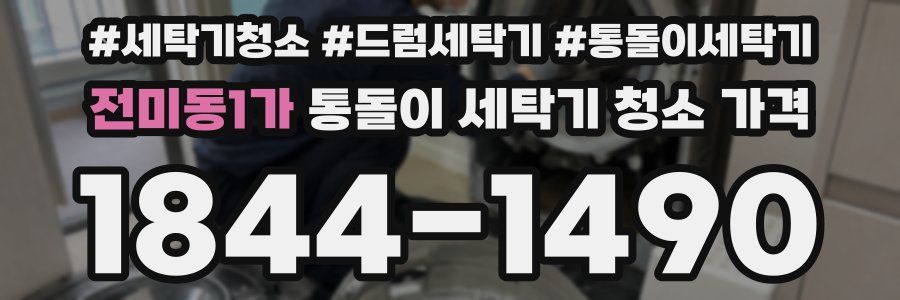 전미동1가 통돌이 세탁기 청소 가격