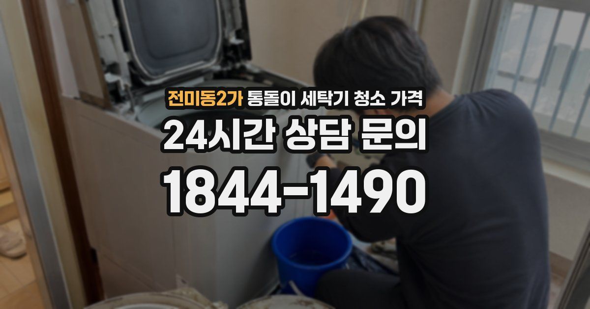 전미동2가 통돌이 세탁기 청소 가격