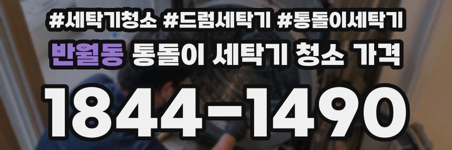 반월동 통돌이 세탁기 청소 가격