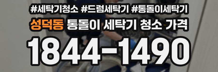 성덕동 통돌이 세탁기 청소 가격