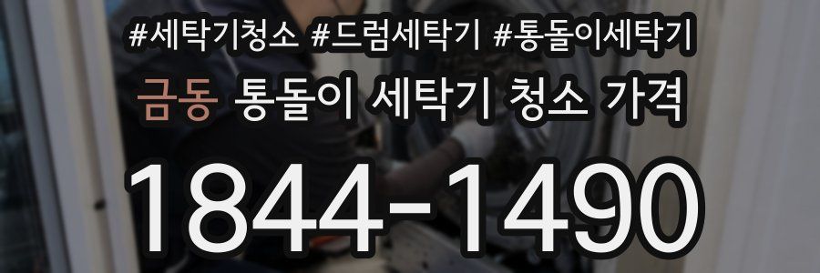 금동 통돌이 세탁기 청소 가격