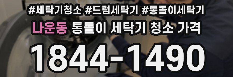 나운동 통돌이 세탁기 청소 가격