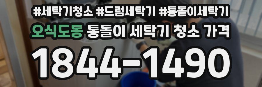 오식도동 통돌이 세탁기 청소 가격