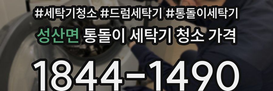 성산면 통돌이 세탁기 청소 가격