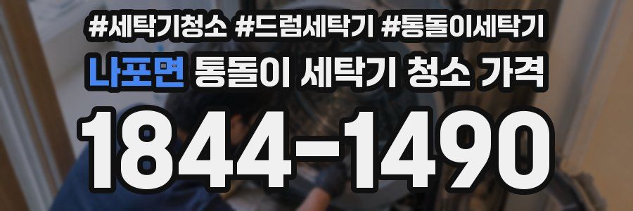 나포면 통돌이 세탁기 청소 가격