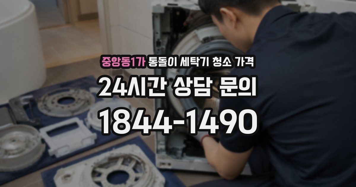 중앙동1가 통돌이 세탁기 청소 가격