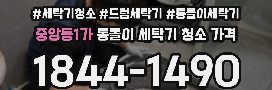 중앙동1가 통돌이 세탁기 청소 가격