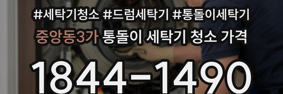 중앙동3가 통돌이 세탁기 청소 가격
