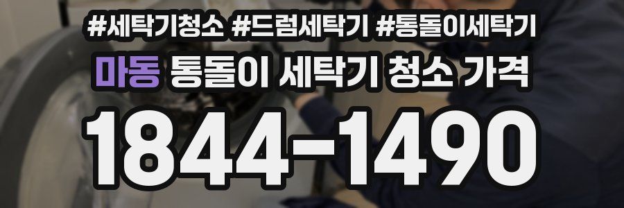 마동 통돌이 세탁기 청소 가격