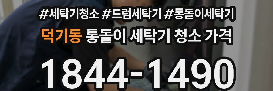 덕기동 통돌이 세탁기 청소 가격