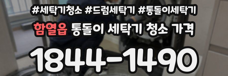 함열읍 통돌이 세탁기 청소 가격