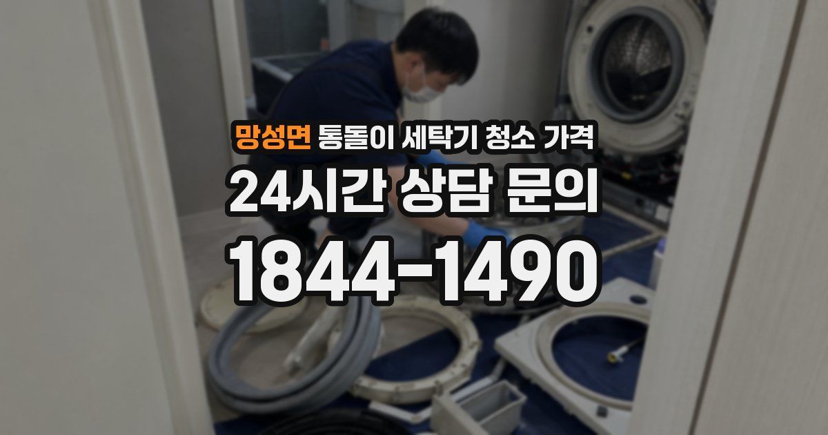 망성면 통돌이 세탁기 청소 가격
