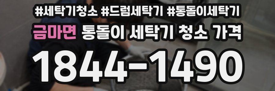 금마면 통돌이 세탁기 청소 가격