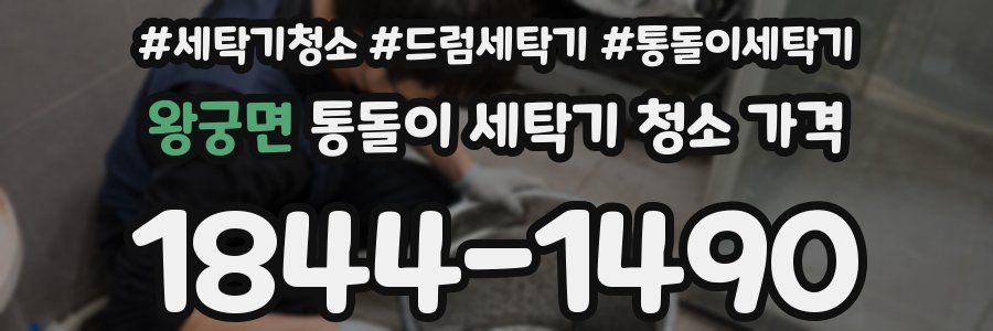 왕궁면 통돌이 세탁기 청소 가격