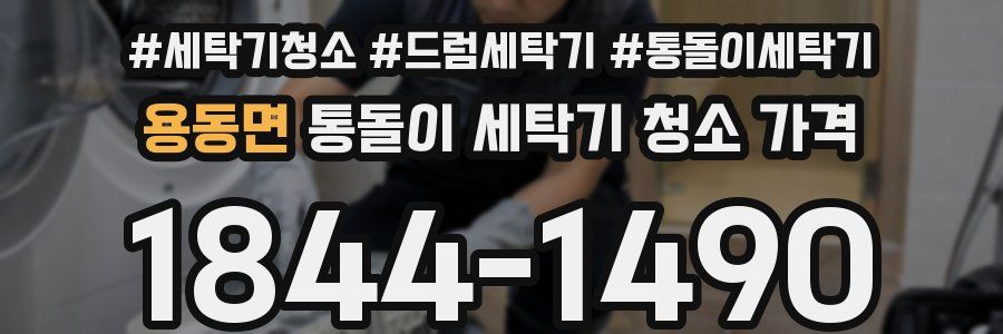 용동면 통돌이 세탁기 청소 가격