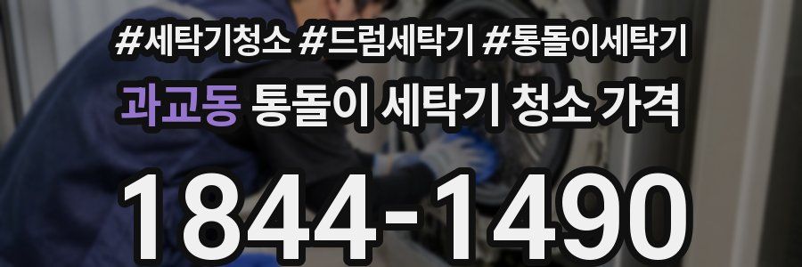 과교동 통돌이 세탁기 청소 가격
