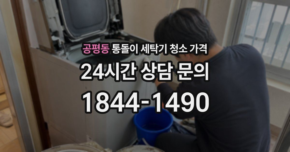 공평동 통돌이 세탁기 청소 가격