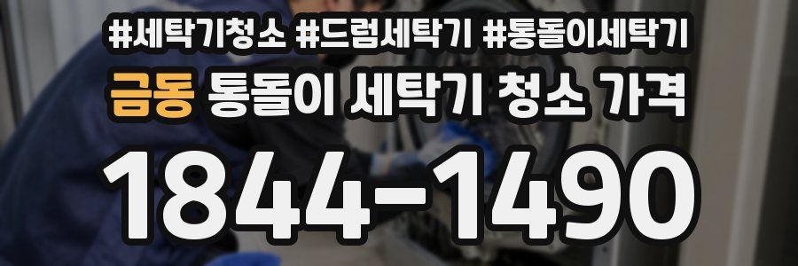금동 통돌이 세탁기 청소 가격