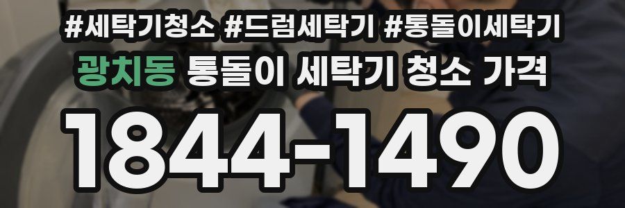 광치동 통돌이 세탁기 청소 가격