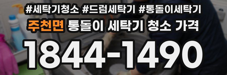 주천면 통돌이 세탁기 청소 가격