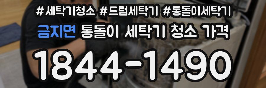 금지면 통돌이 세탁기 청소 가격