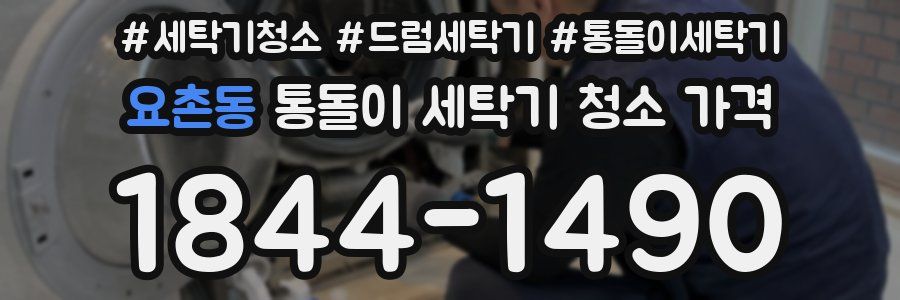 요촌동 통돌이 세탁기 청소 가격