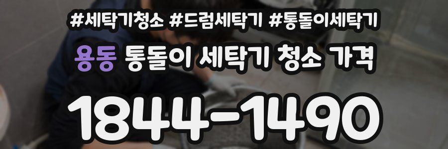 용동 통돌이 세탁기 청소 가격