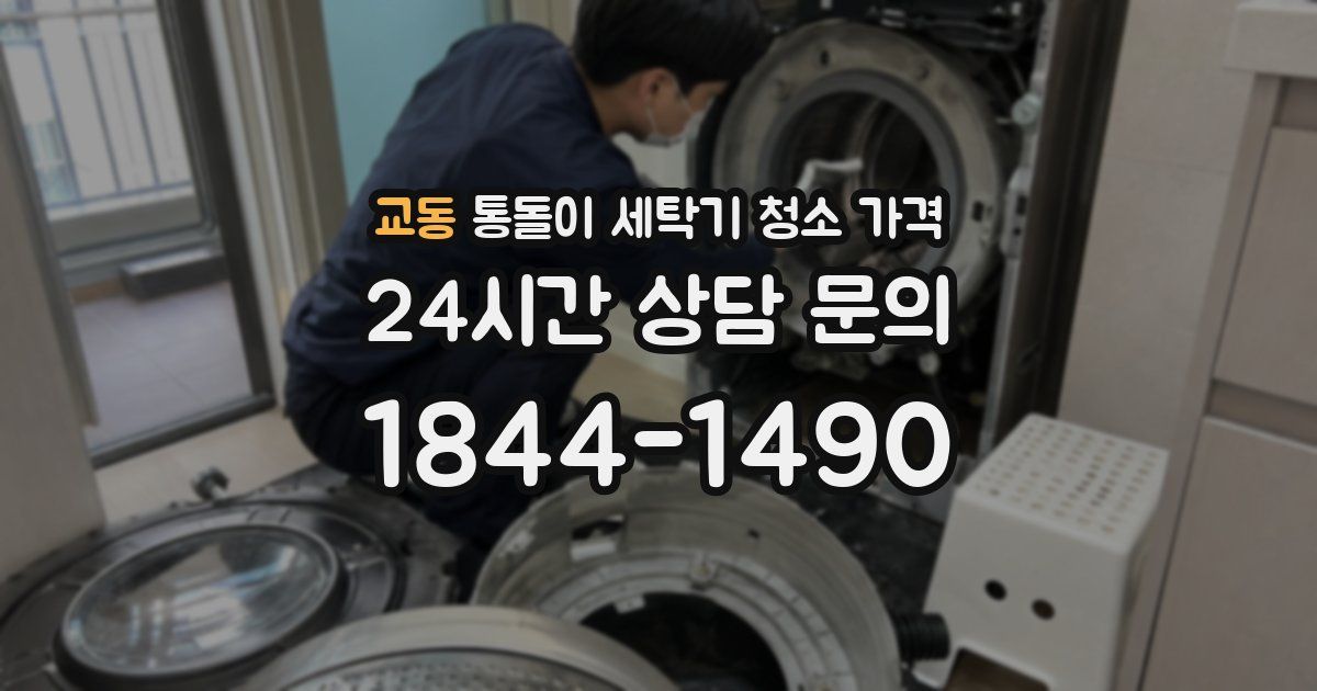 교동 통돌이 세탁기 청소 가격