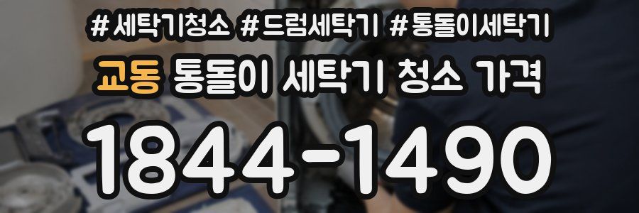 교동 통돌이 세탁기 청소 가격