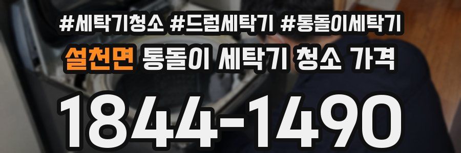 설천면 통돌이 세탁기 청소 가격