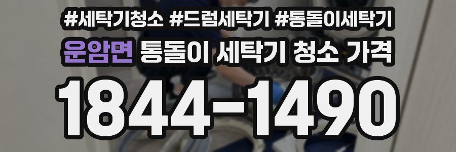 운암면 통돌이 세탁기 청소 가격