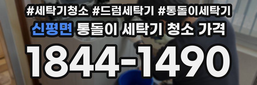 신평면 통돌이 세탁기 청소 가격