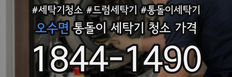 오수면 통돌이 세탁기 청소 가격