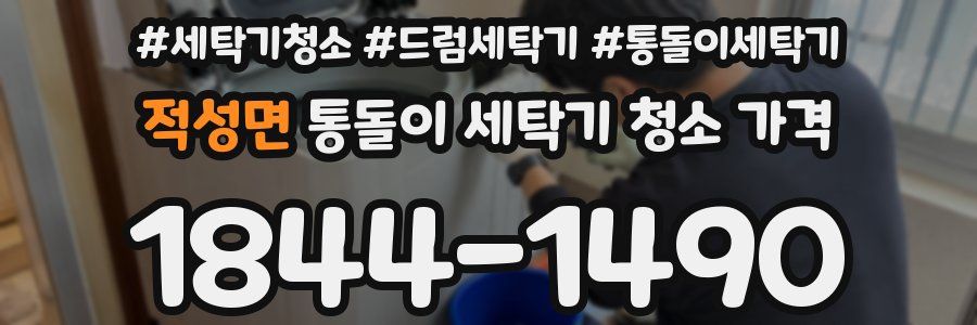 적성면 통돌이 세탁기 청소 가격