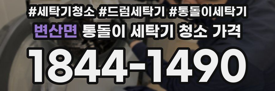 변산면 통돌이 세탁기 청소 가격