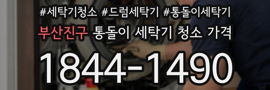 부산진구 통돌이 세탁기 청소 가격