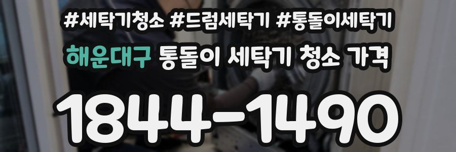 해운대구 통돌이 세탁기 청소 가격